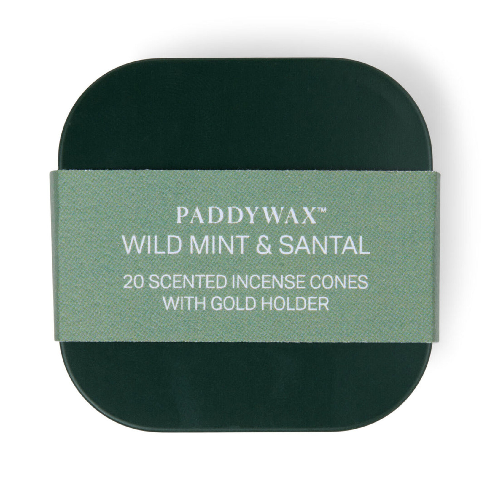 PADDYWAX Wild Mint + Santal Incense Tin
