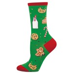 Socksmith Santa's Milk & Cookies Ladies Socks
