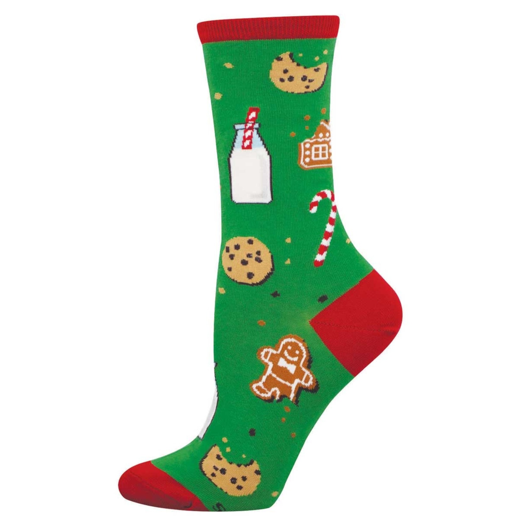 Socksmith Santa's Milk & Cookies Ladies Socks