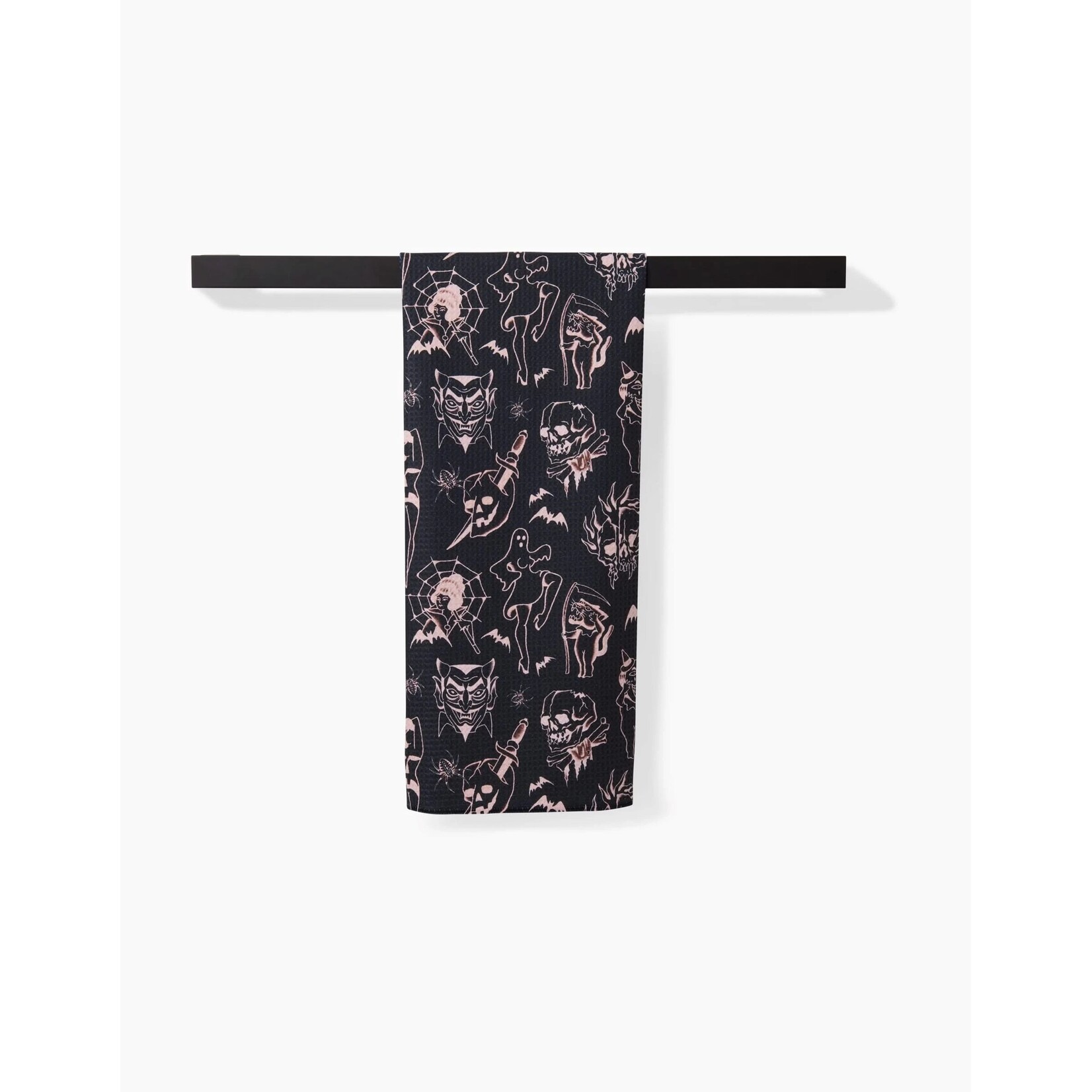 Geometry Halloween Flash Geometry Tea Towel
