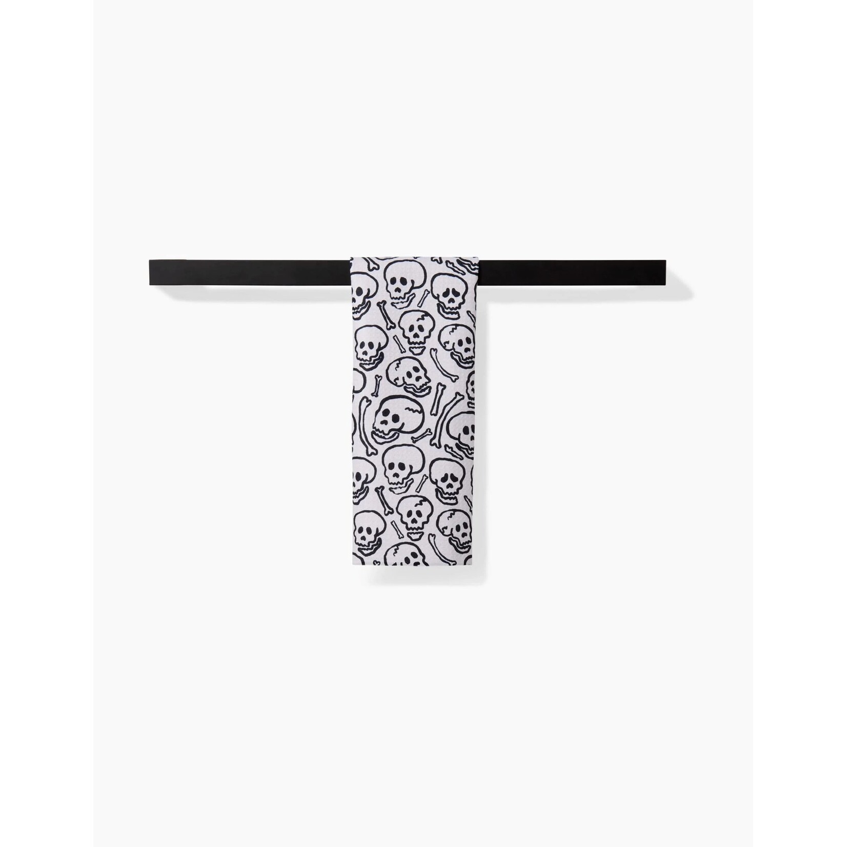 Geometry Painterly Skulls Geometry Bar Towel