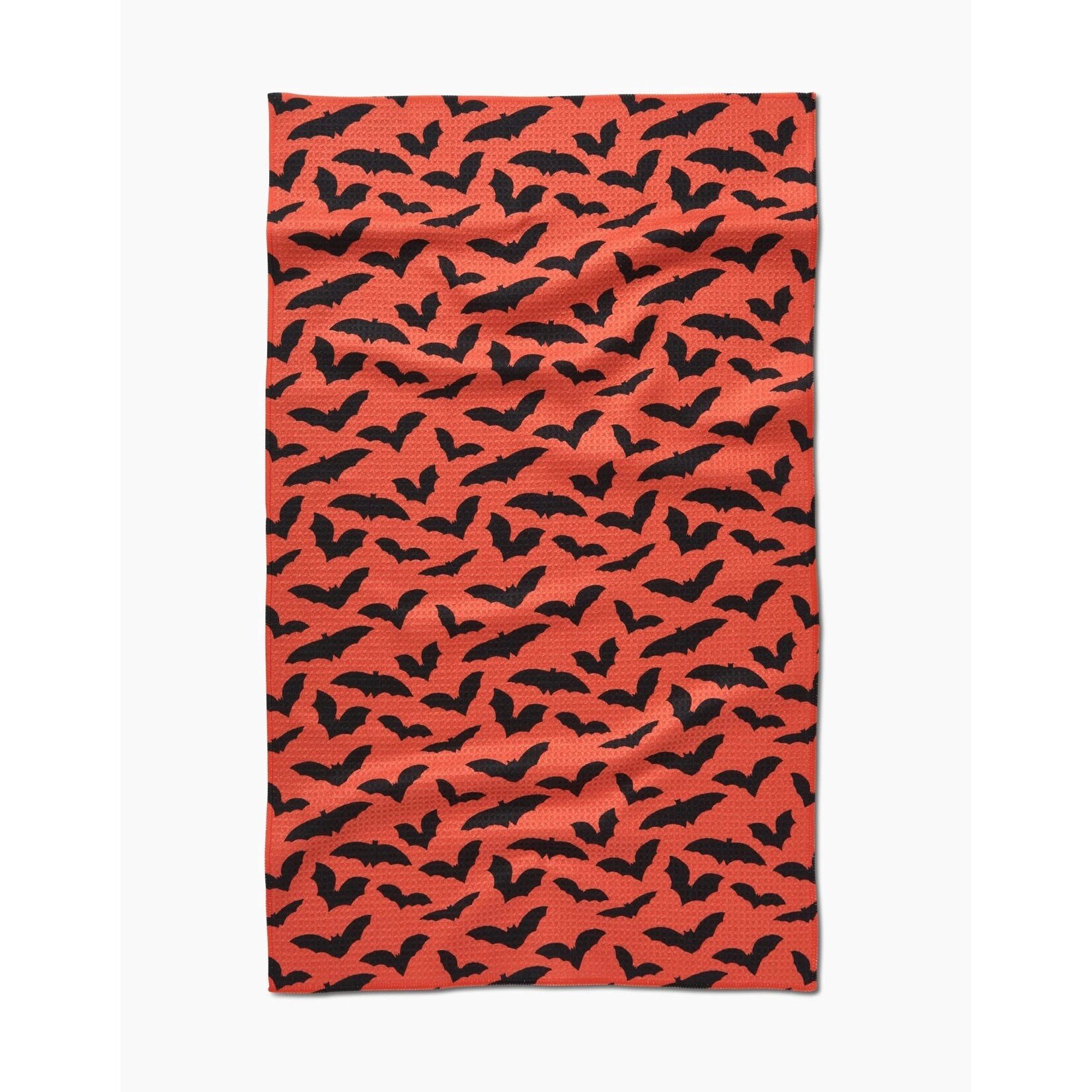 Geometry Spooky Bats Geometry Tea Towel