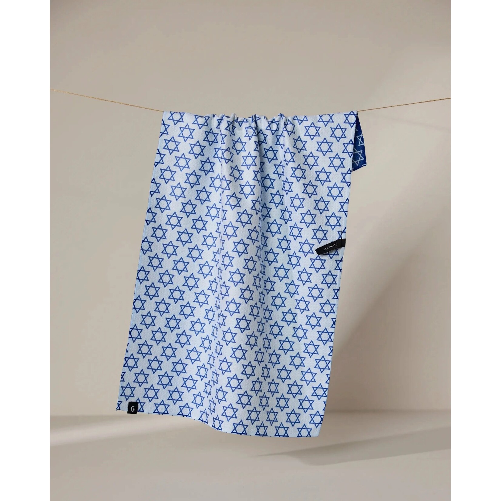 Geometry  Stars of David Geometry Tea Towel