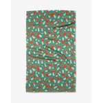Geometry Christmas Mushrooms Geometry Tea Towel