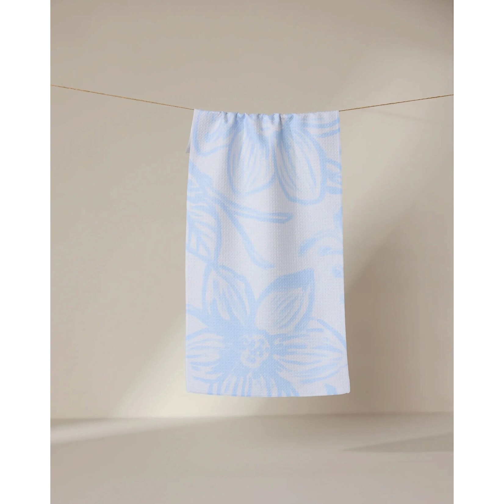 Geometry Something Blue Geometry Bar Towel