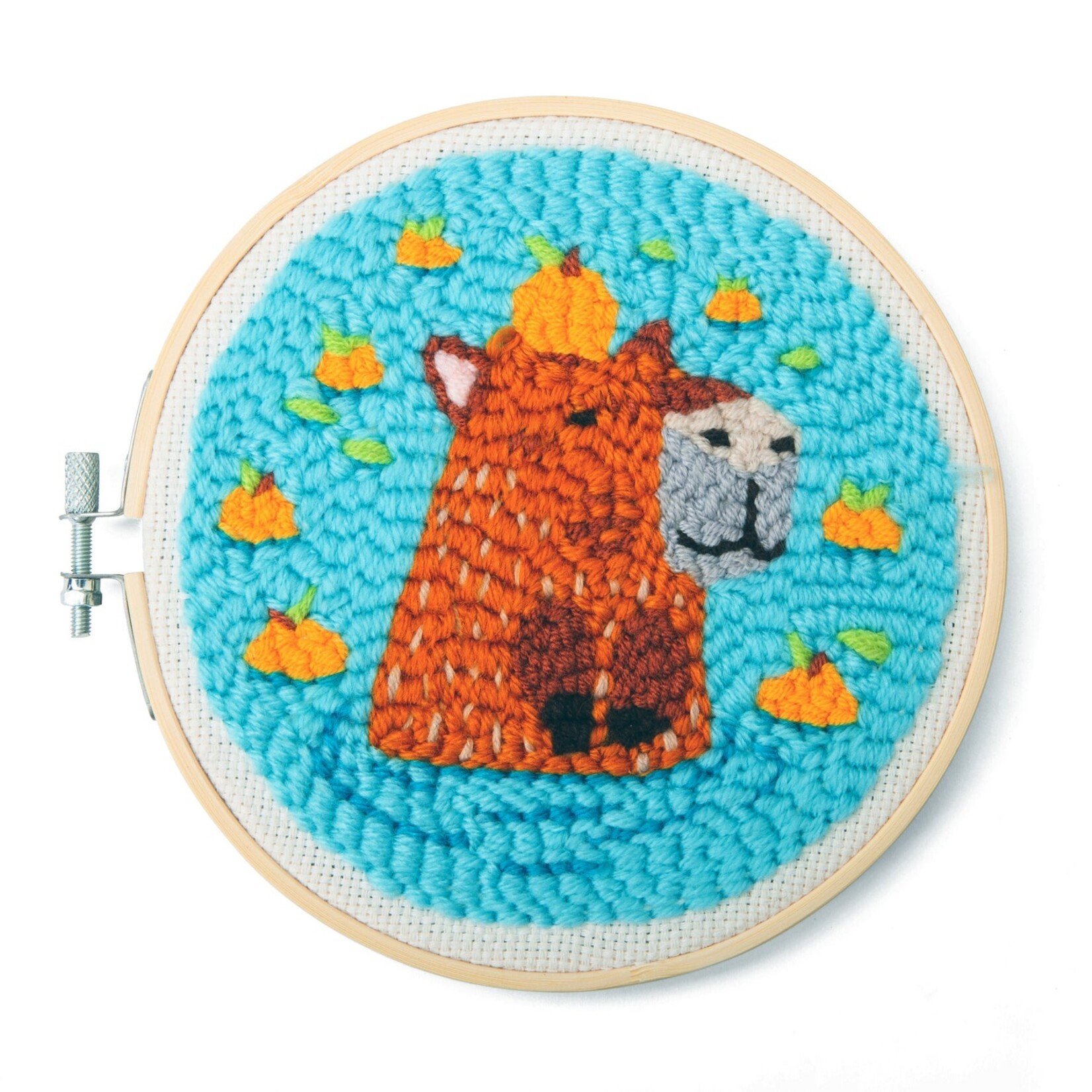 Kikkerland Capybara Punch Needle