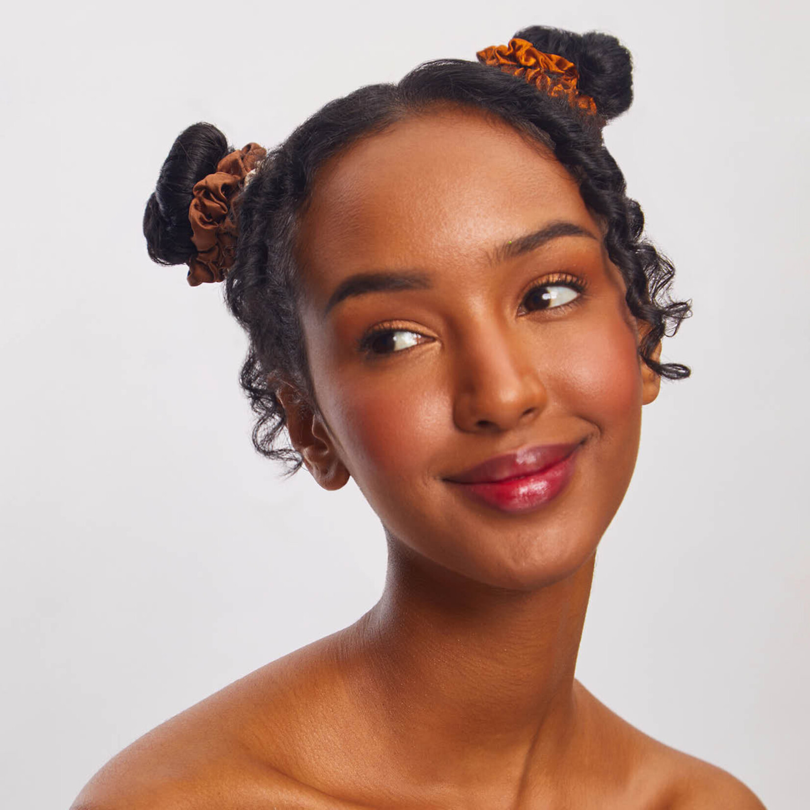 Kitsch Sedona Satin Petite Scrunchies Set