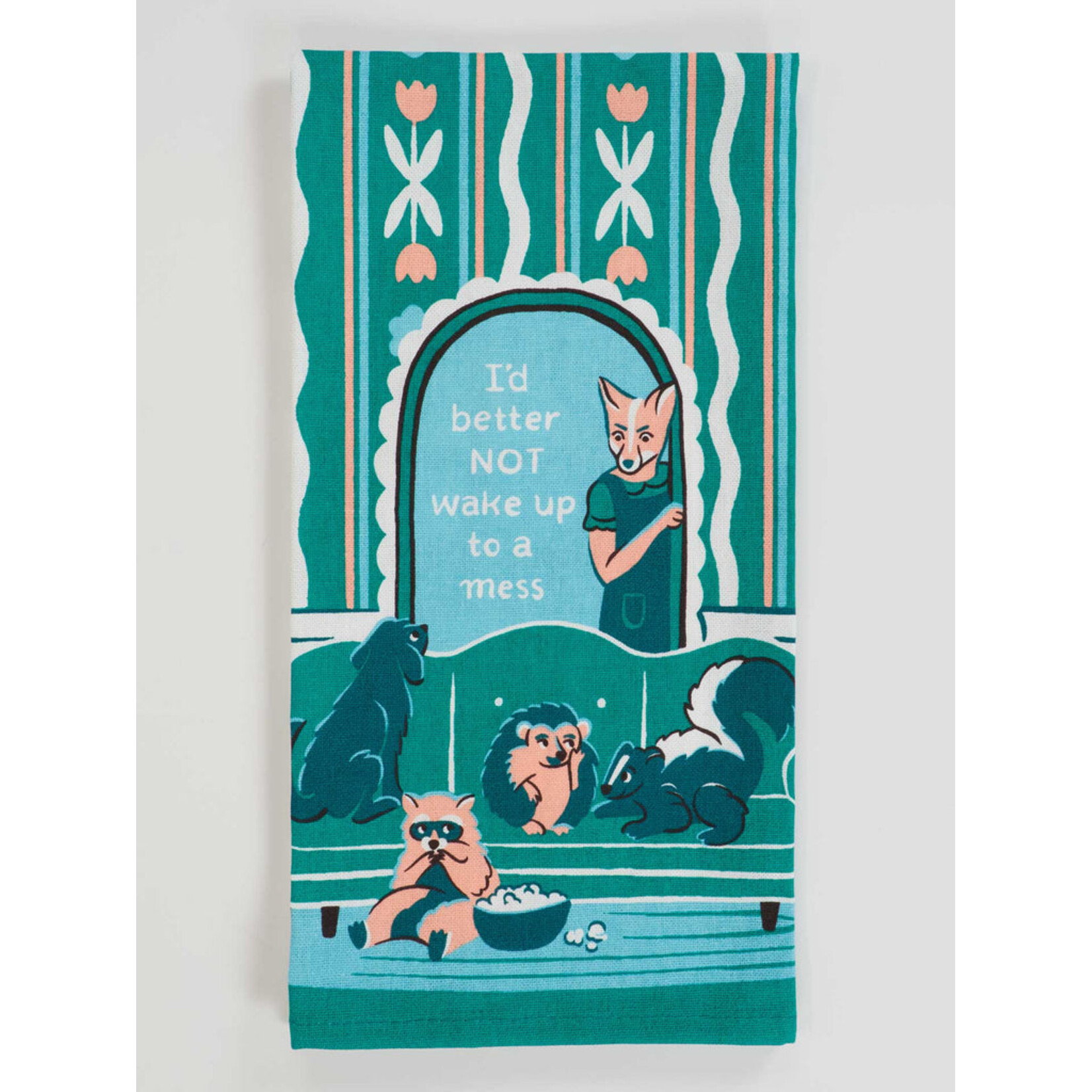 Blue Q Wake up to a Mess DIsh Towel