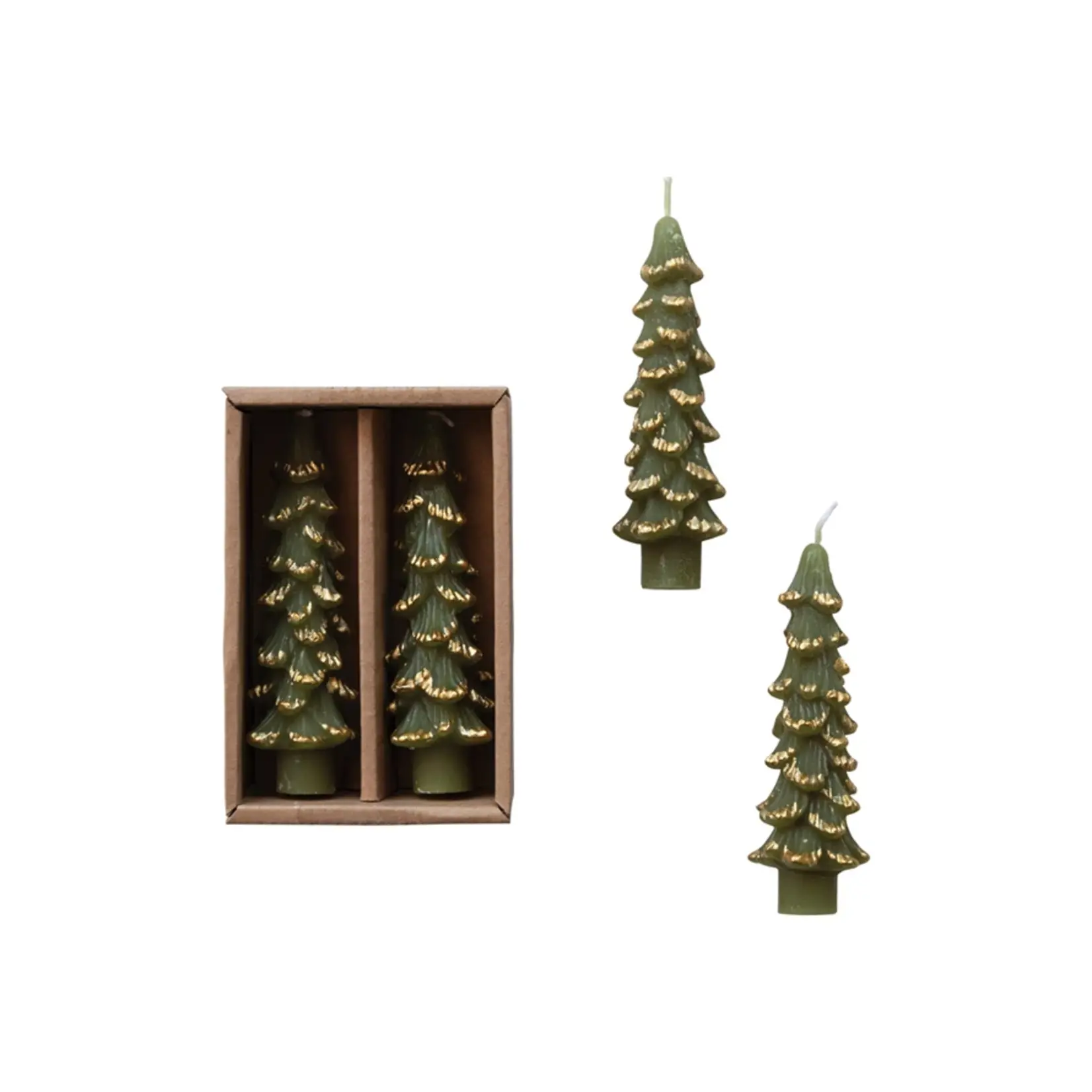 Creative Coop Tree Shaped Taper Sets