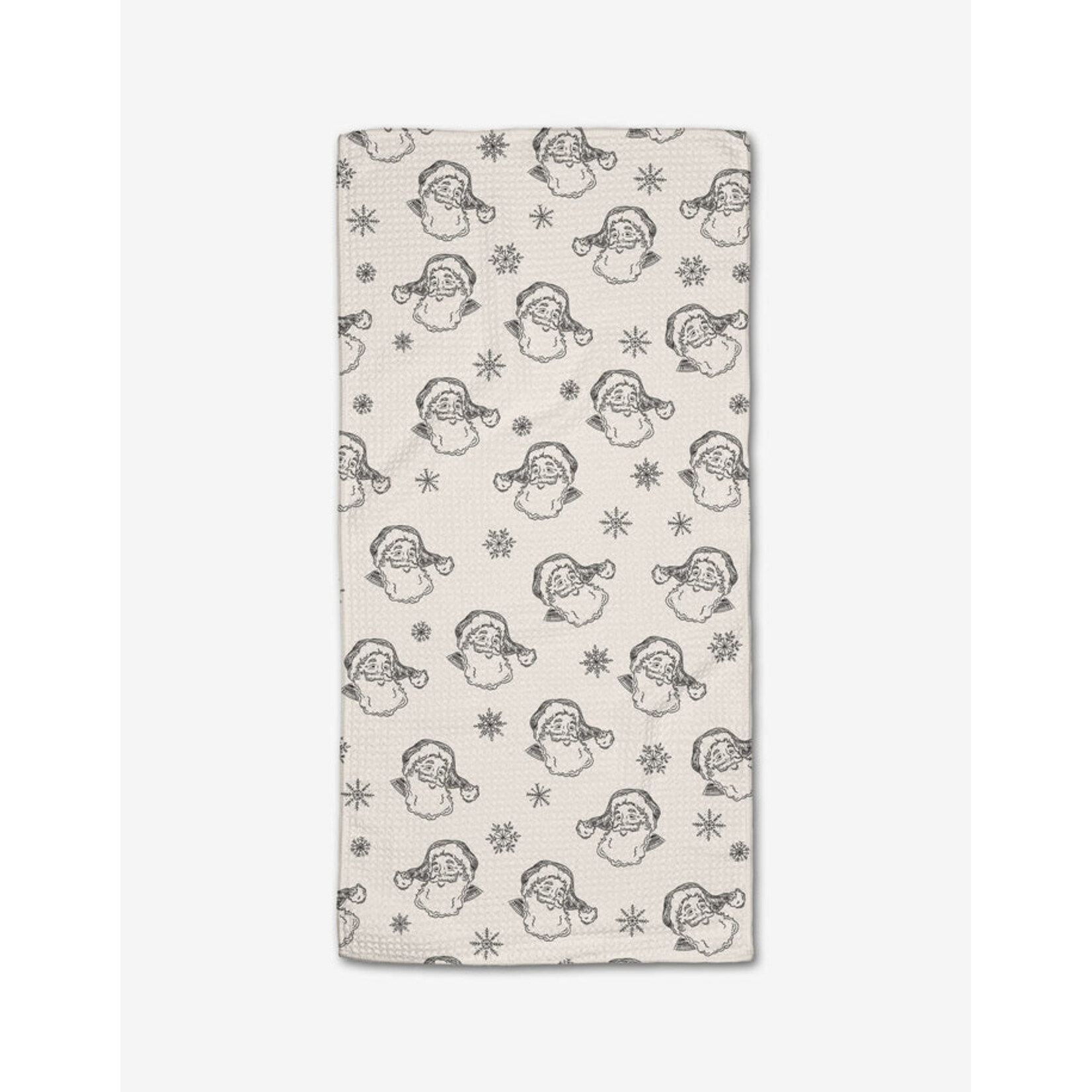 Geometry Vintage Santa Geometry Bar Towel