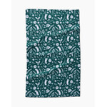 Geometry Classic Christmas Icons Tea Towel