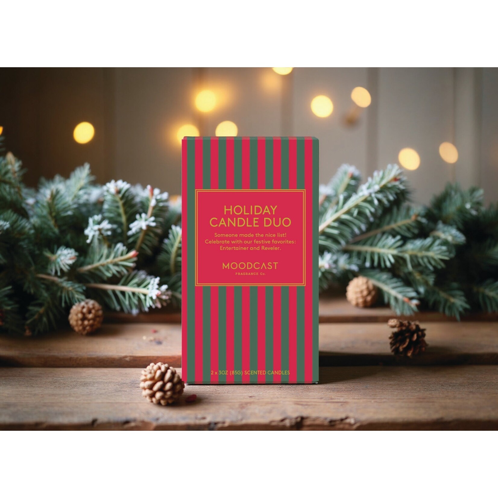Moodcast Fragrance Co. Moodcast Holiday Candle Duo