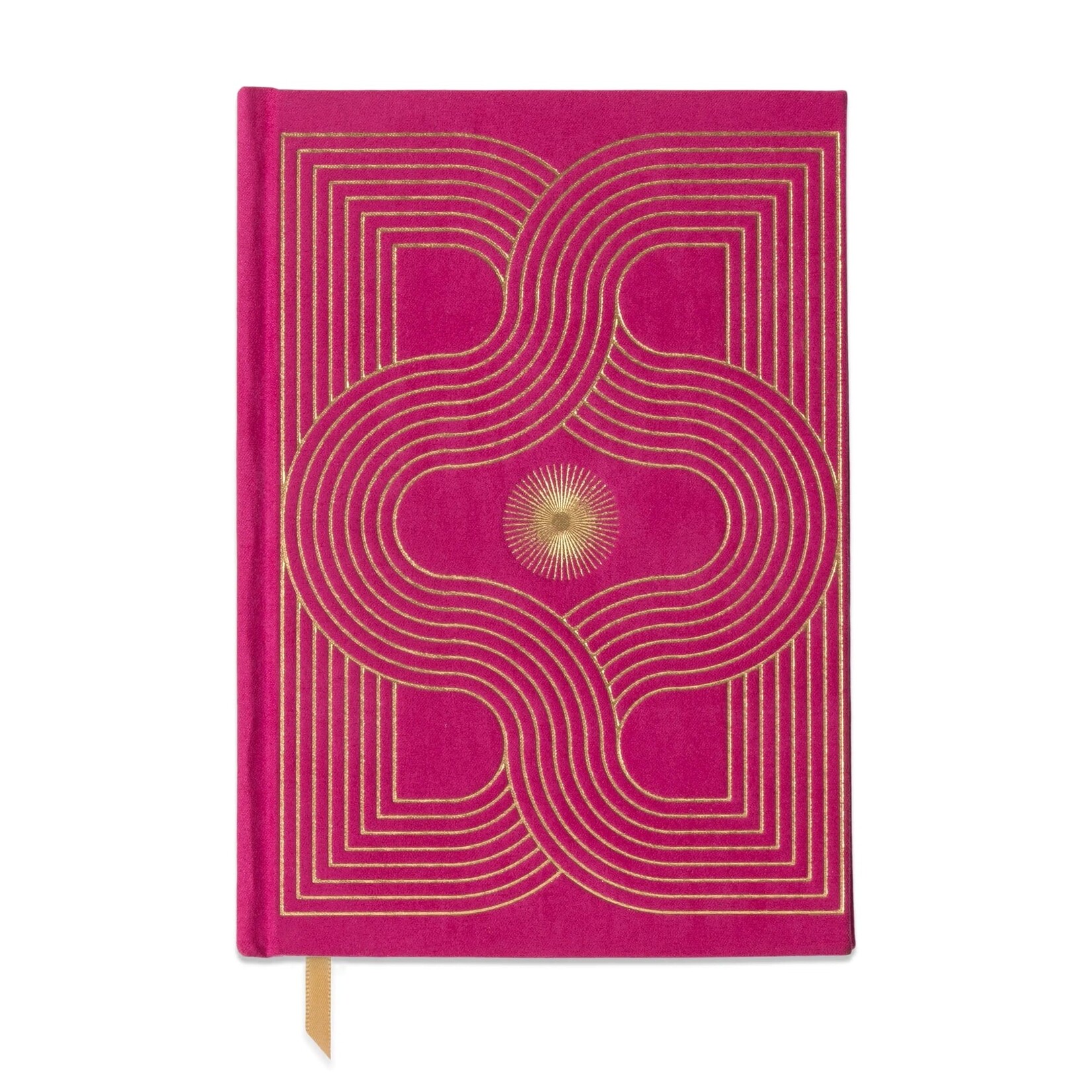 Designworks Ink  Radiant Rays Fuschia Bookcloth Journal