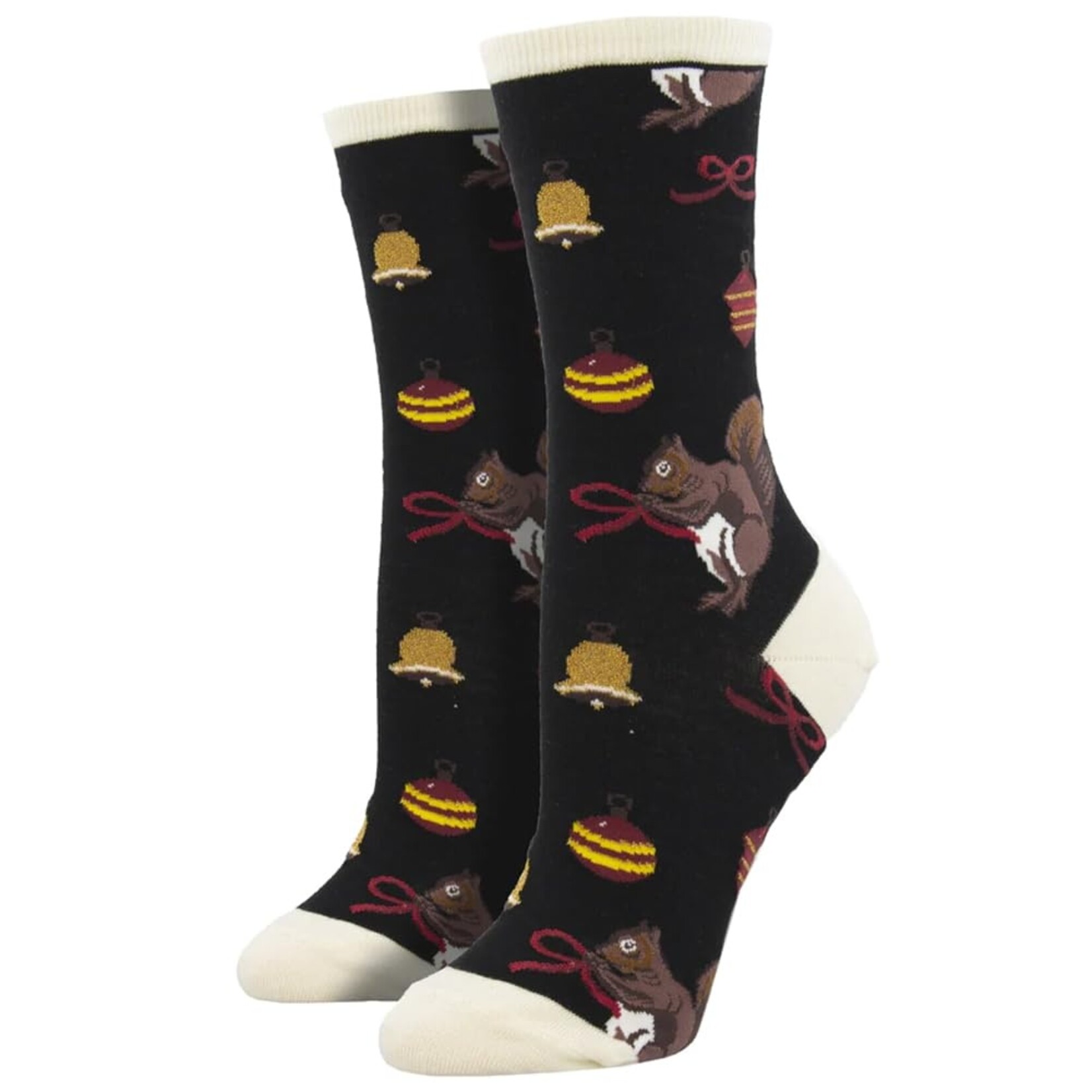 Socksmith Squirrelly Christmas Ladies Socks