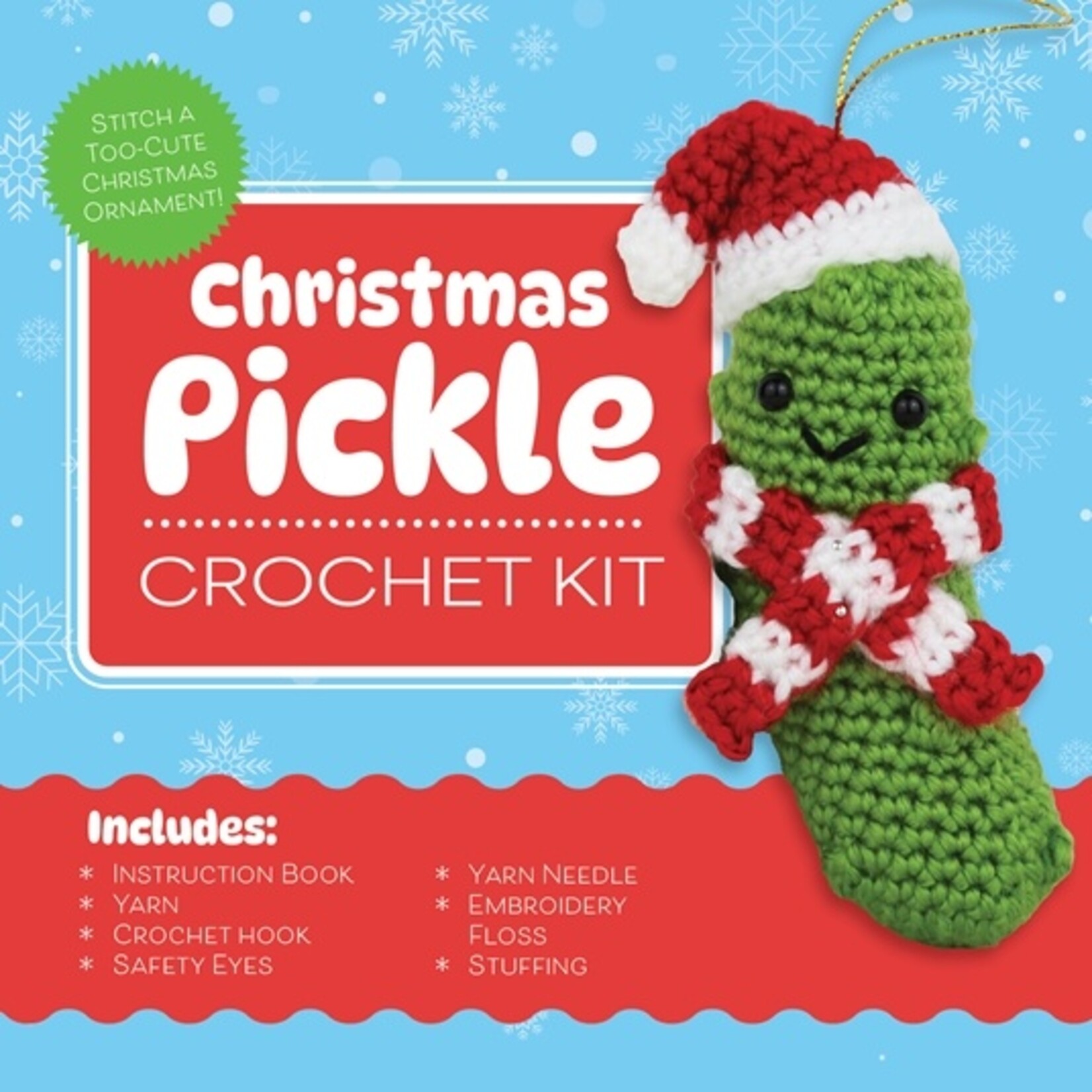 The Quarto Group Christmas Pickle Crochet Kit
