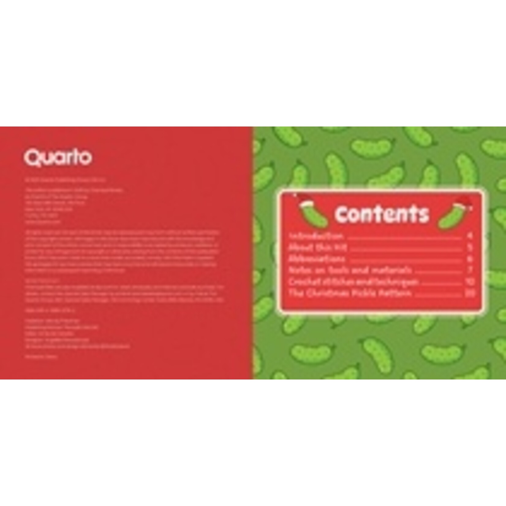 The Quarto Group Christmas Pickle Crochet Kit