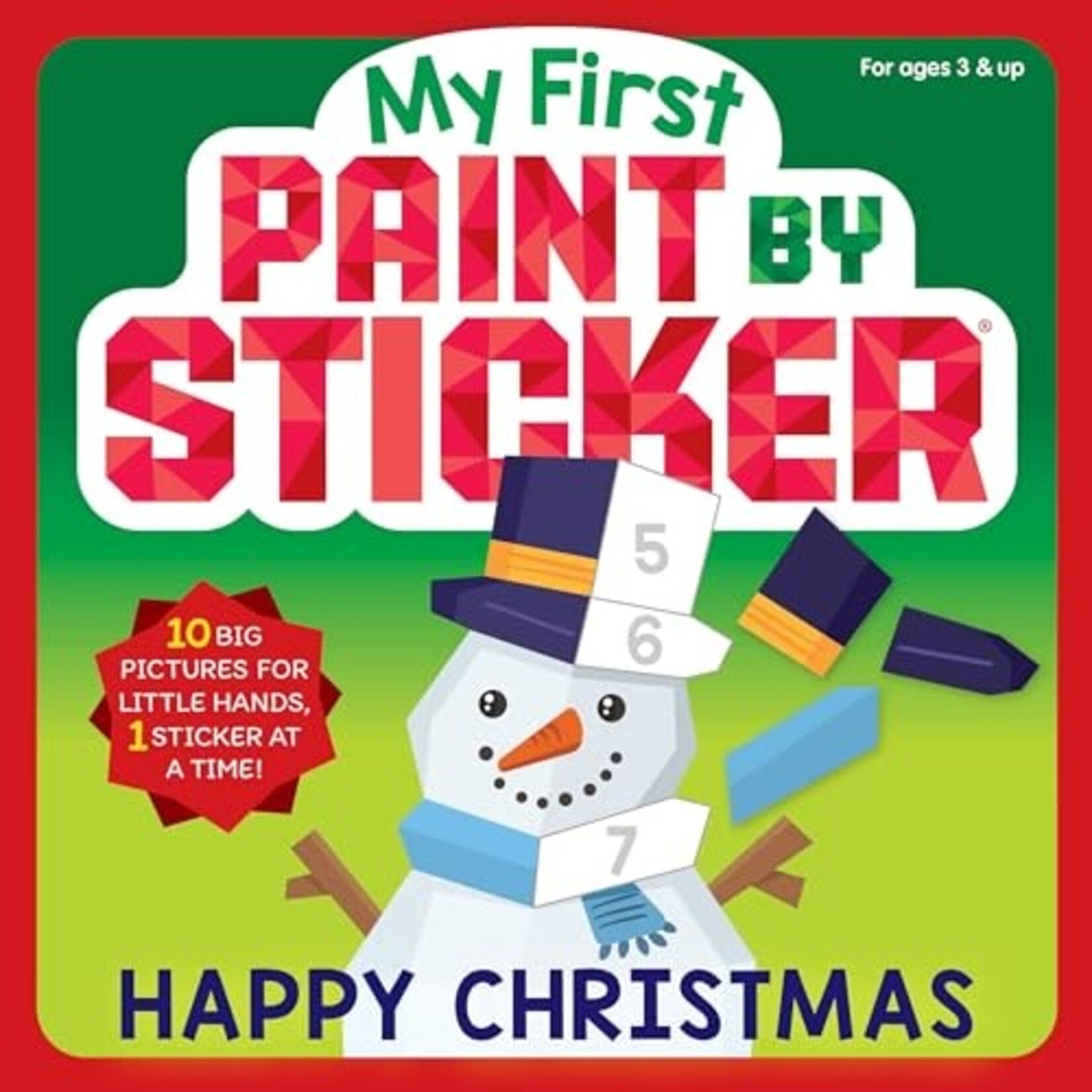 Hachette My First Paint by Sticker: Christmas