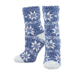 Socksmith Fair Isle Fun Blue Cozy Socks