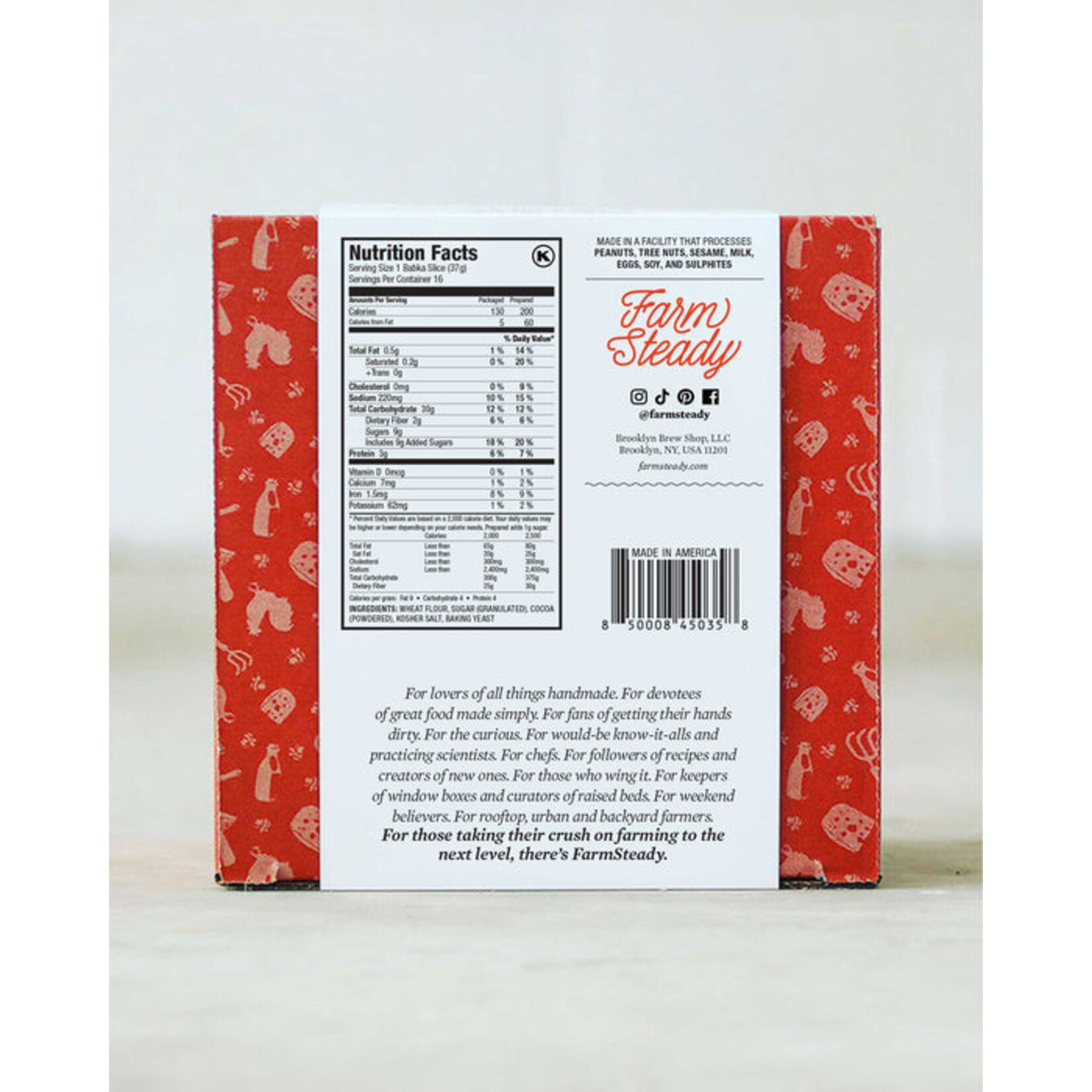 Farm Steady Chocolate Babka Making Kit