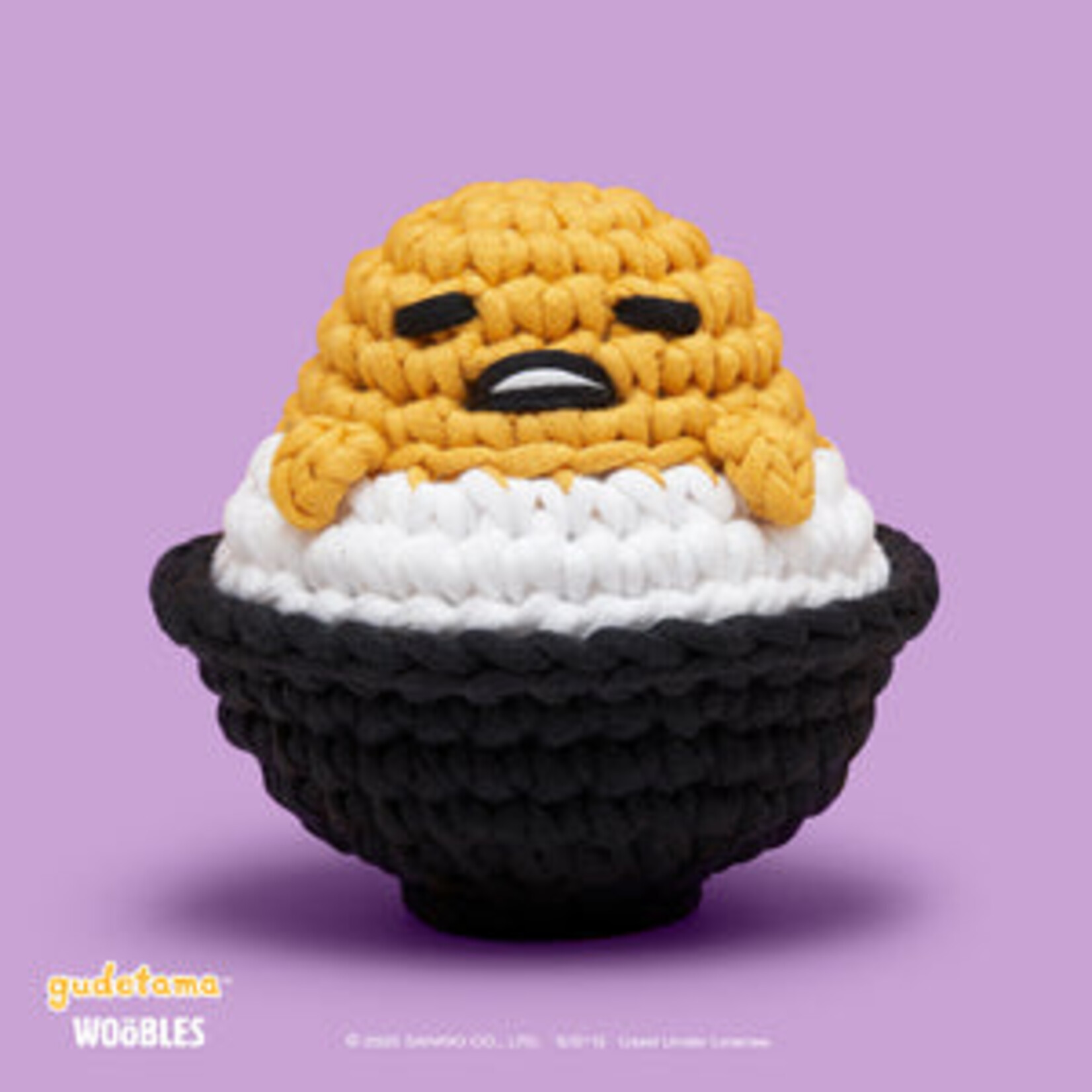 Woobles Gudetama Egg on Rice Beginner Crochet Kit