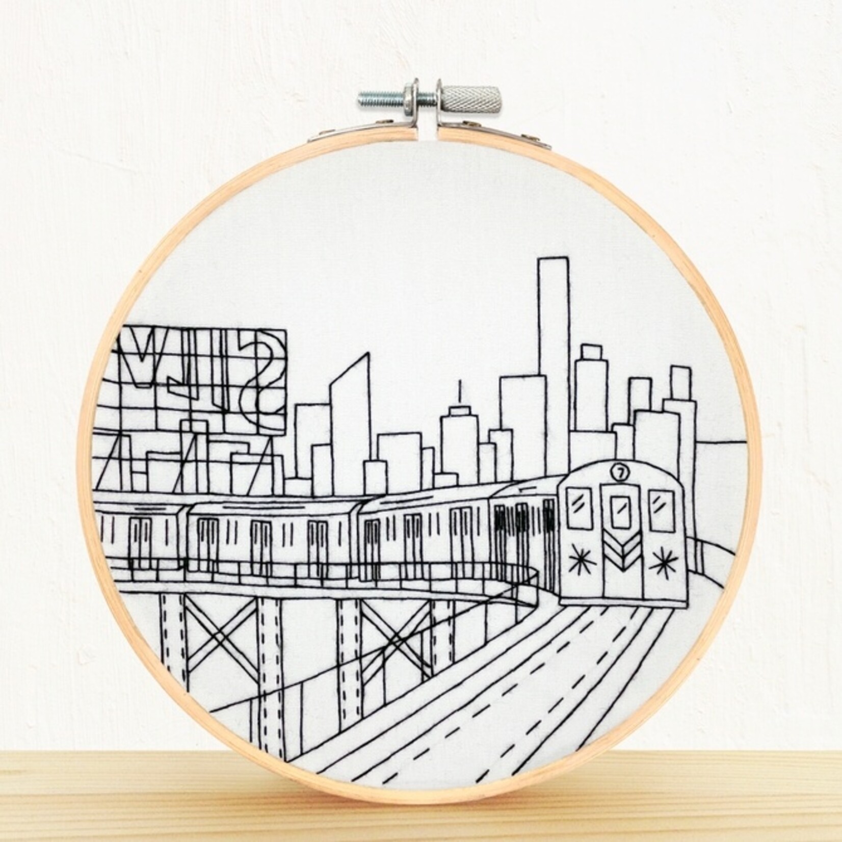 NYC Subway Embroidery Kit