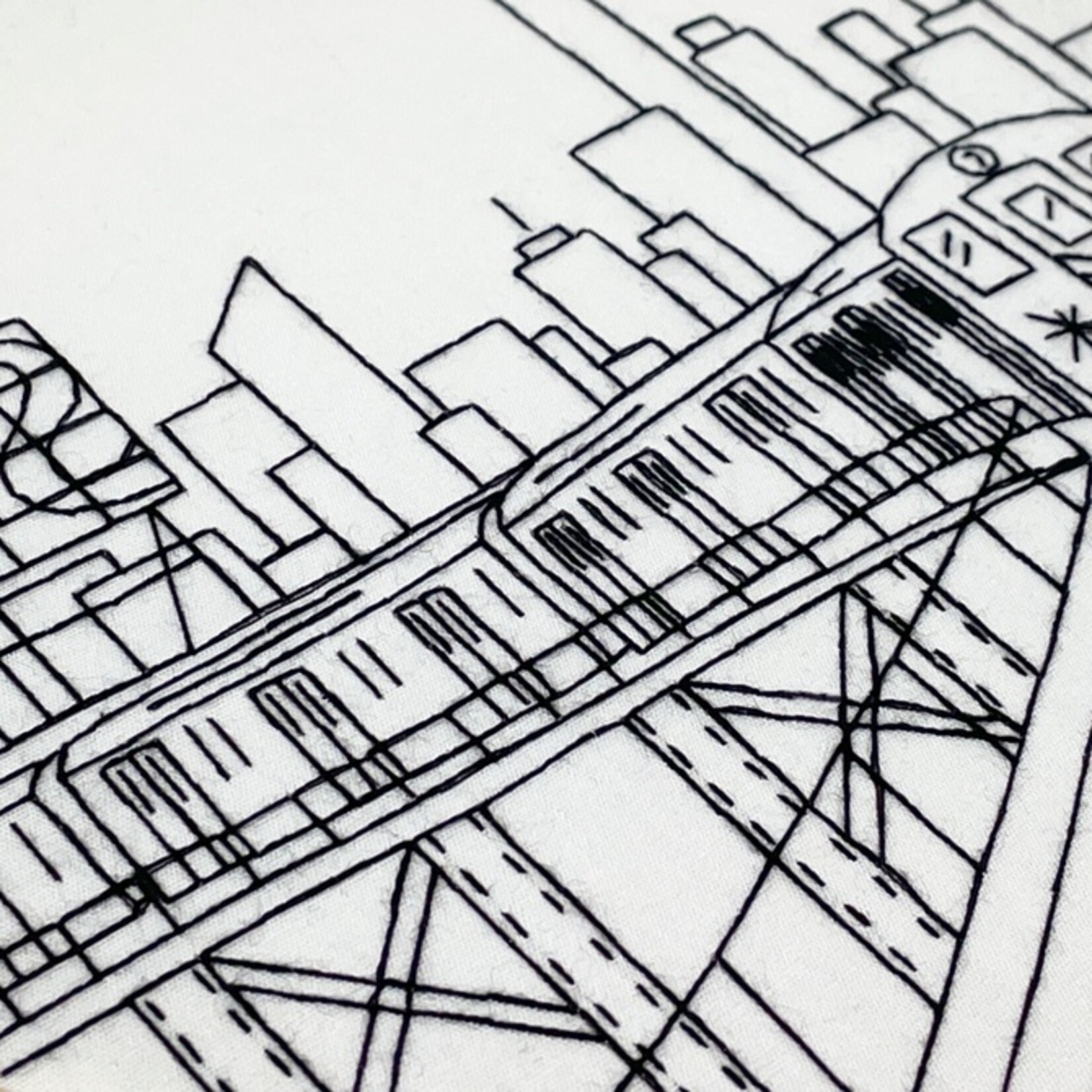 NYC Subway Embroidery Kit