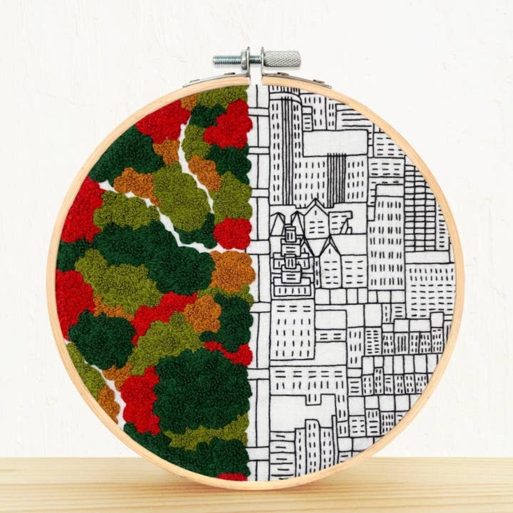 Autumn in NY Embroidery Kit