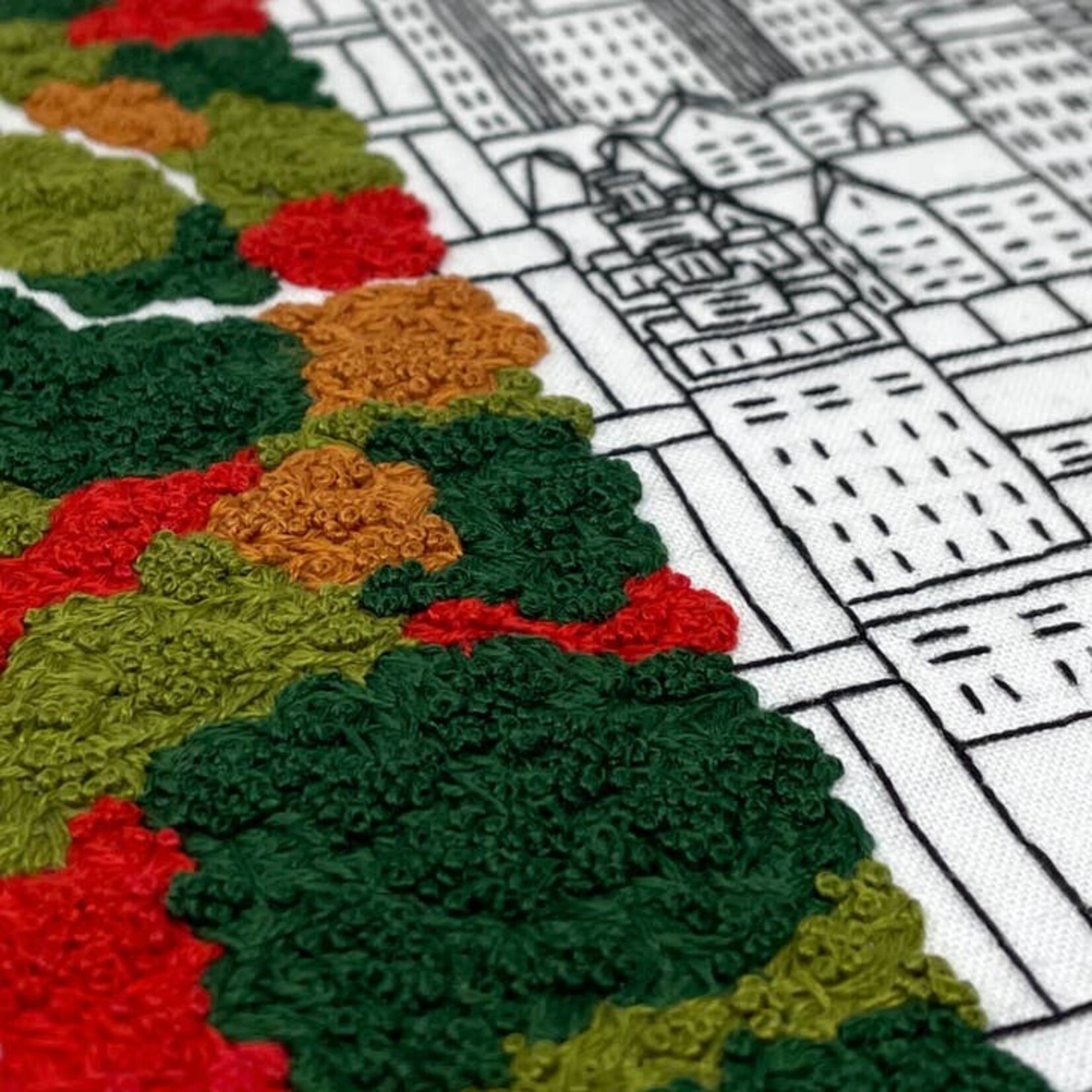 Autumn in NY Embroidery Kit