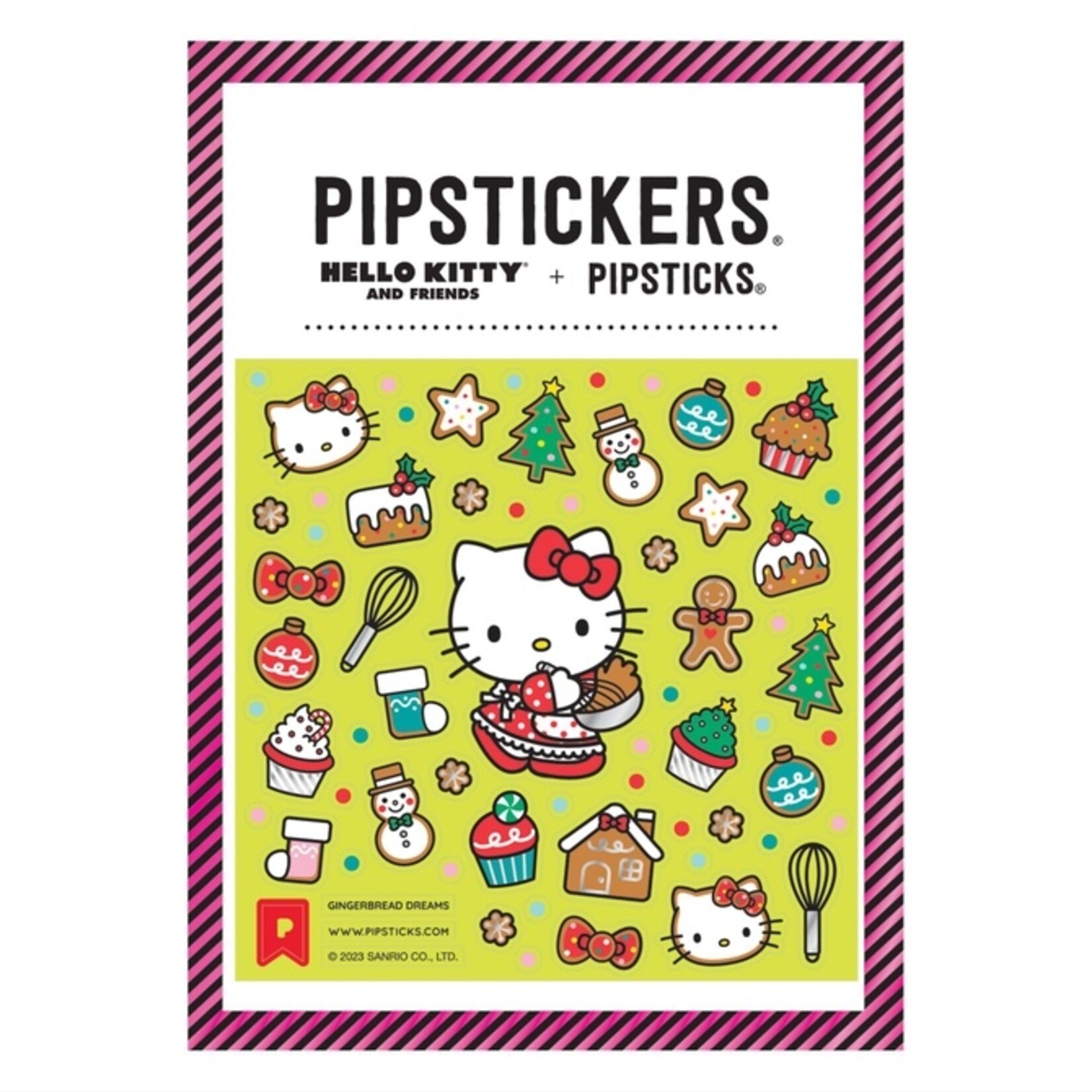 Hello Kitty Gingerbread Dreams Sticker Sheet