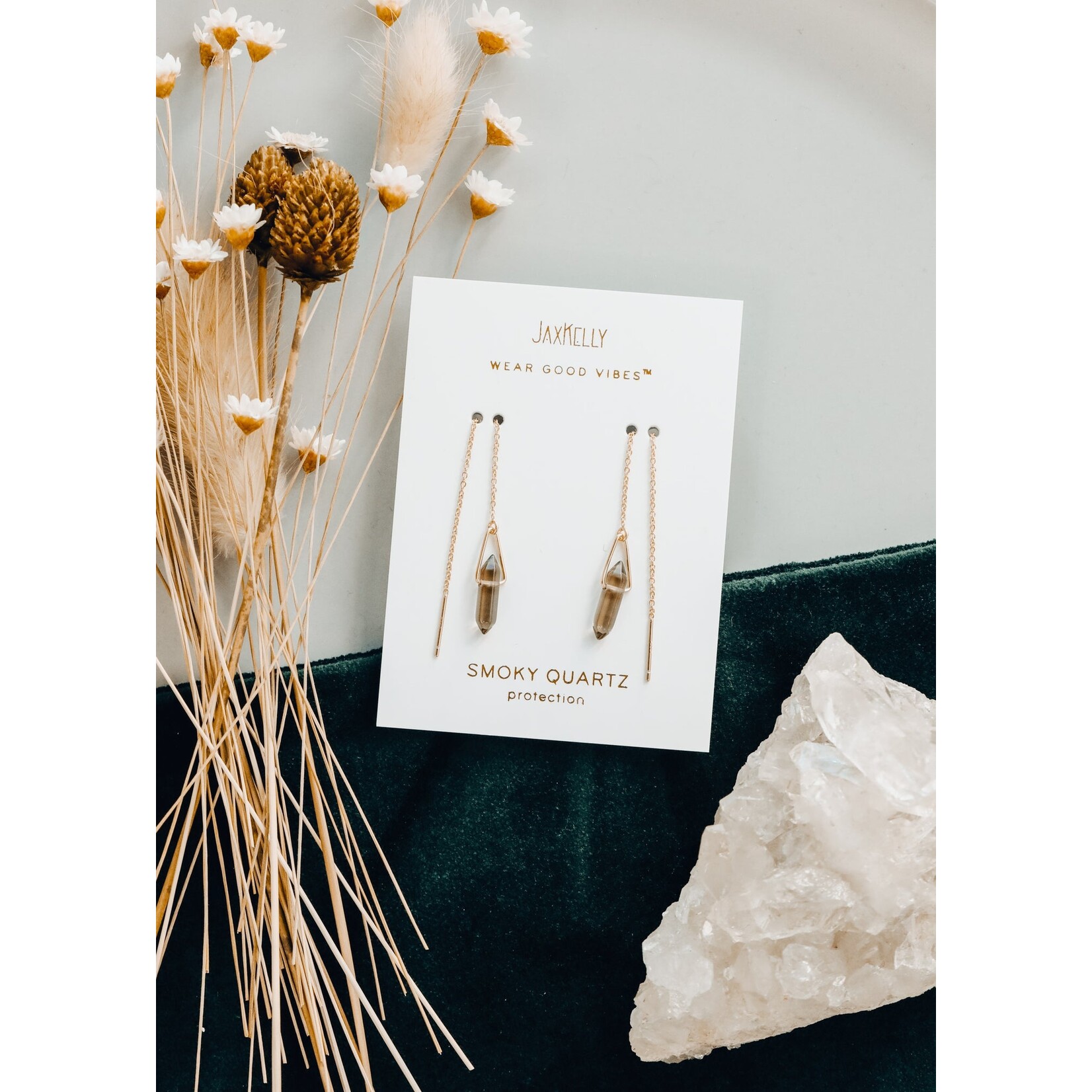 Jaxkelly Smokey Quartz Threader