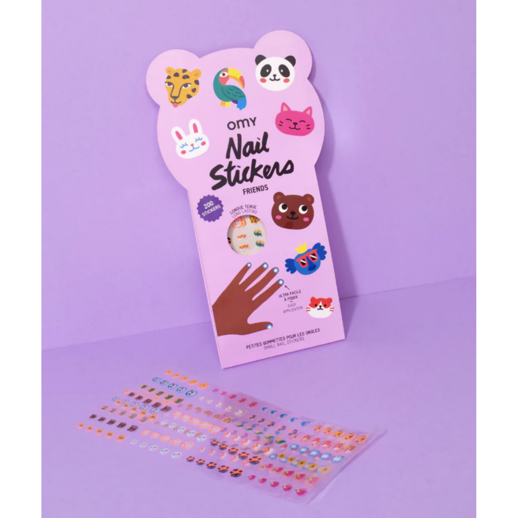 OMY Animals Kids Nail Stickers