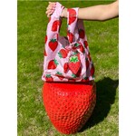 living royal Strawberry Bag Charm + Tote