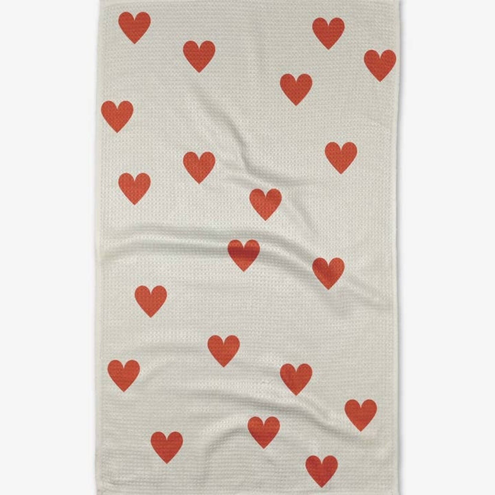 Geometry Simple Love Geometry Tea Towel