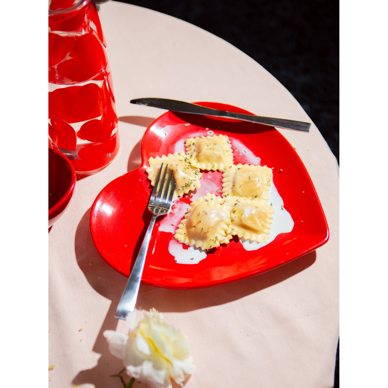 doiy Red Love Large Plate