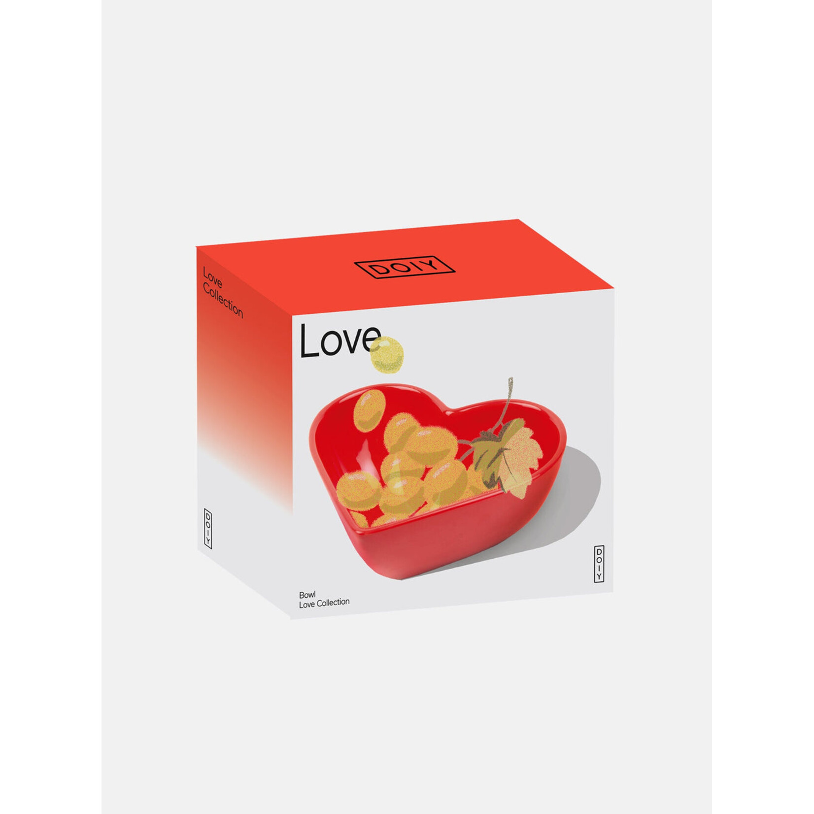 doiy Red Love Bowl