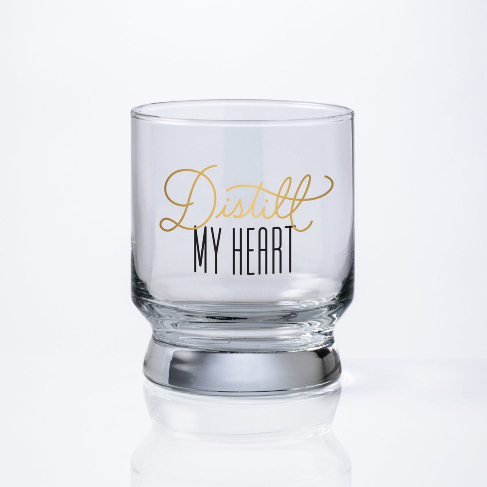 Chronicle Books Distill My Heart Lowball Glass