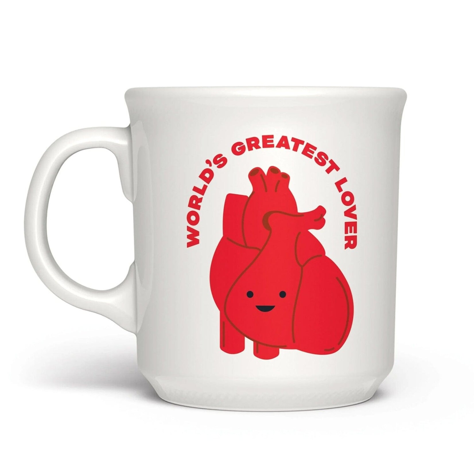 Fred & Friends Heart Greatest Lover Mug