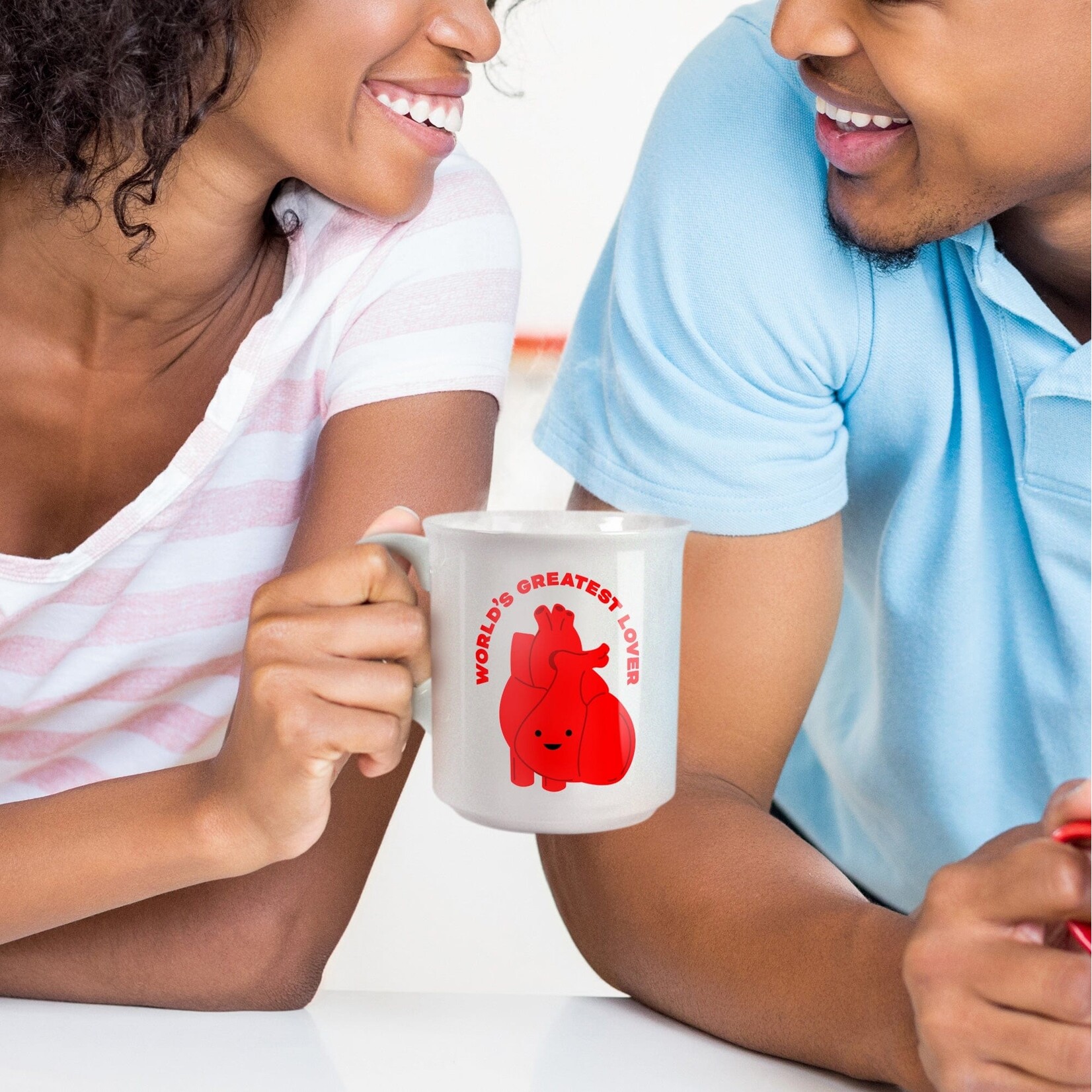 Fred & Friends Heart Greatest Lover Mug