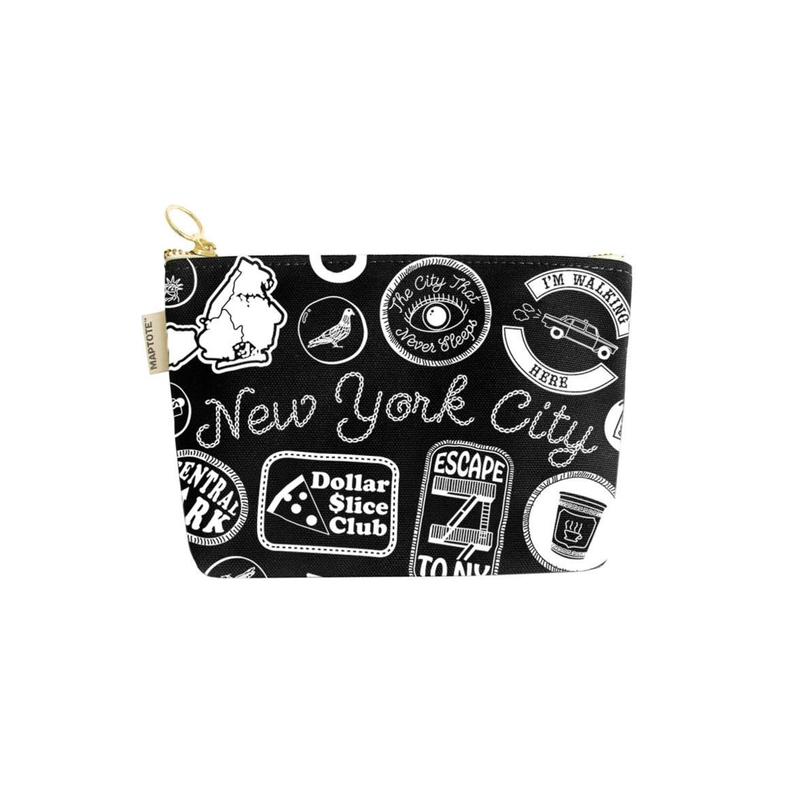 NYC Pins & Patches Zipper Pouch