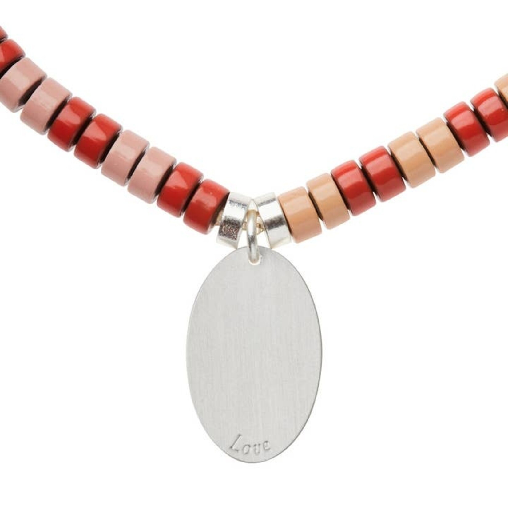 Scout Curated Wears Rose Quartz/Silver Intention Charm Bracelet