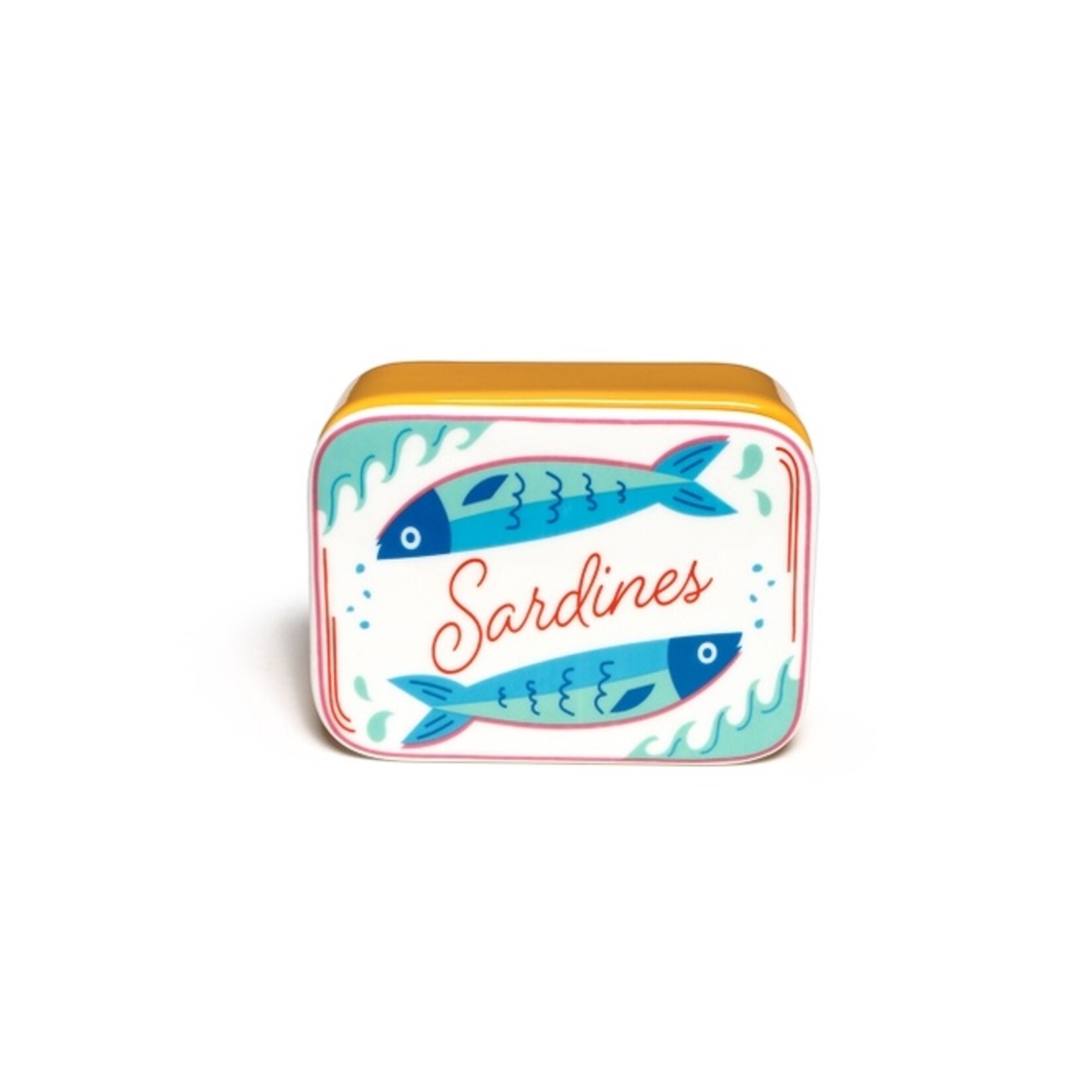 living royal Sardines Ceramic Stash Box