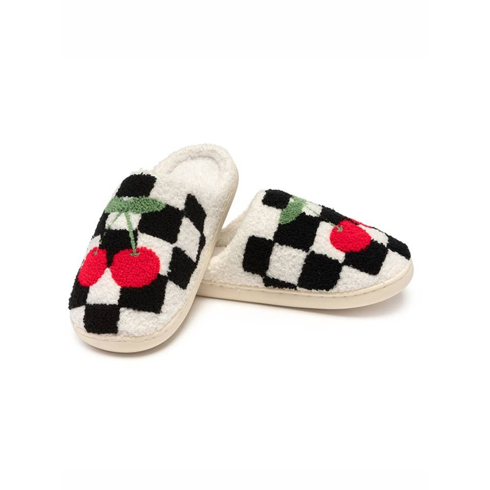 living royal Checker Cherries Slippers M/L