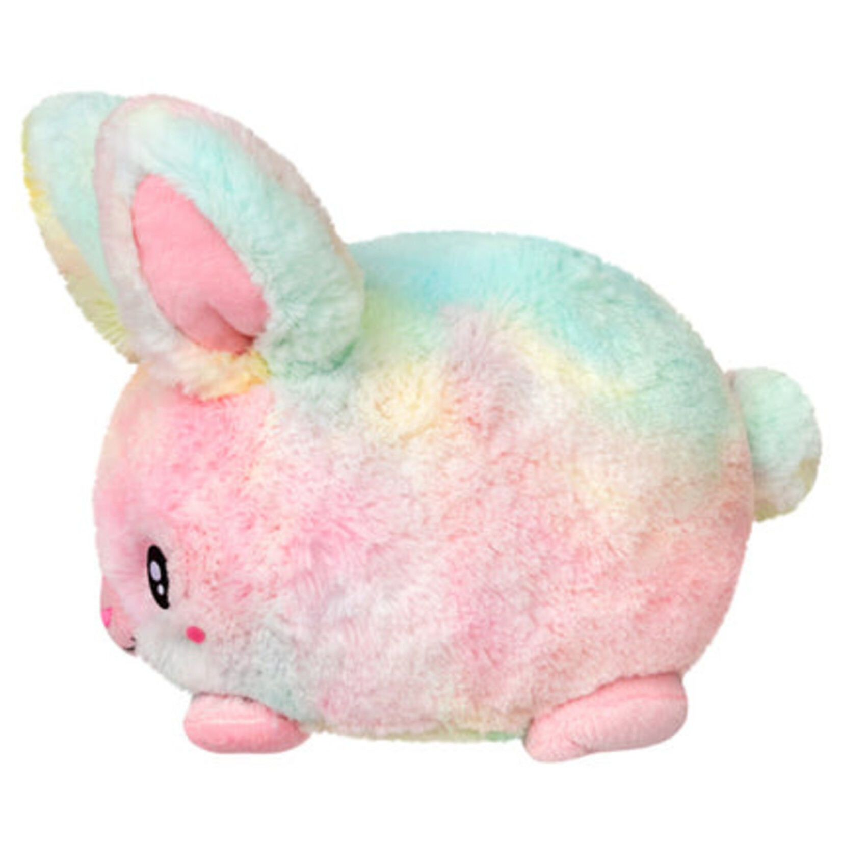 Squishable Snugglemi Snackers Fluffy Bunny in Pastel Tie Dye