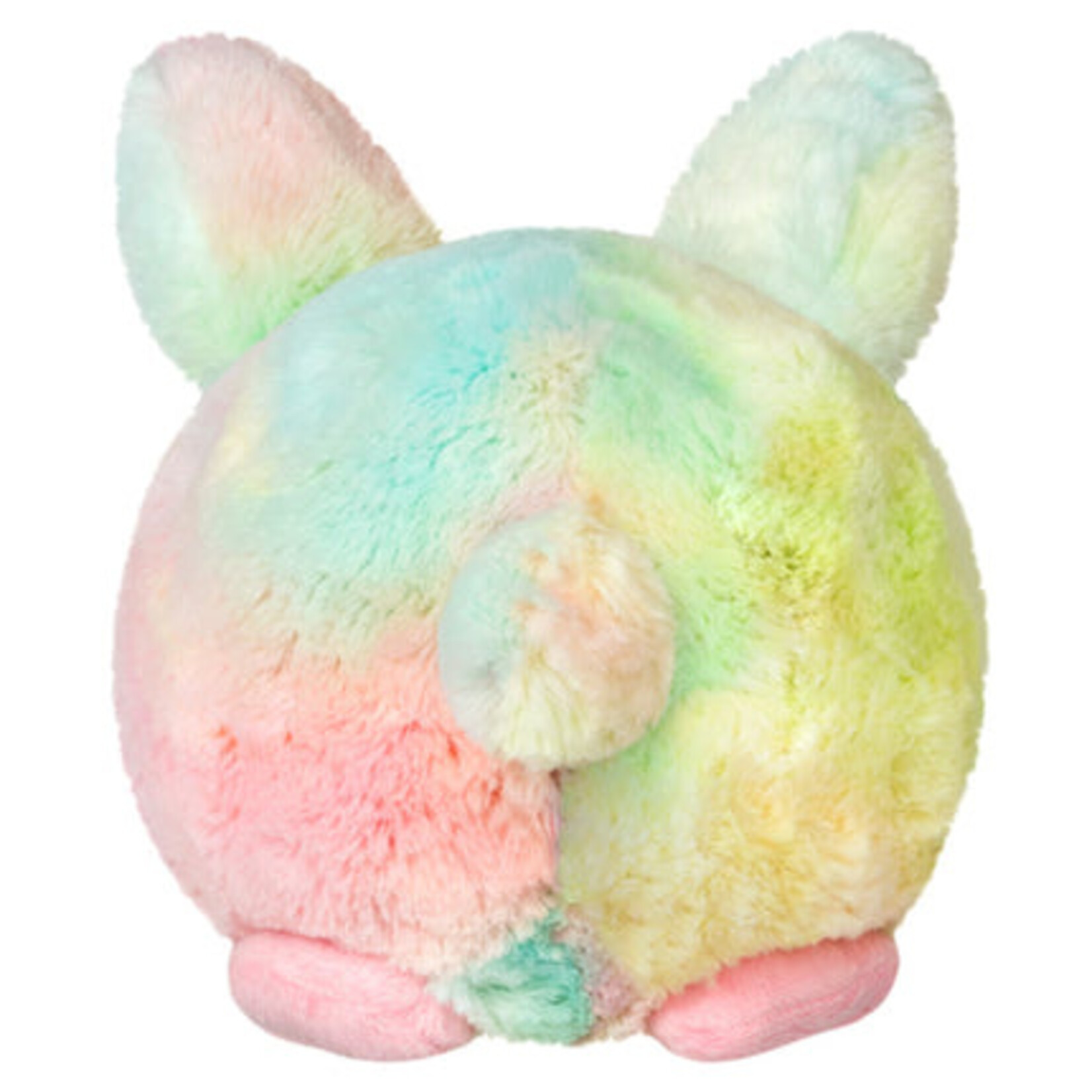 Squishable Snugglemi Snackers Fluffy Bunny in Pastel Tie Dye