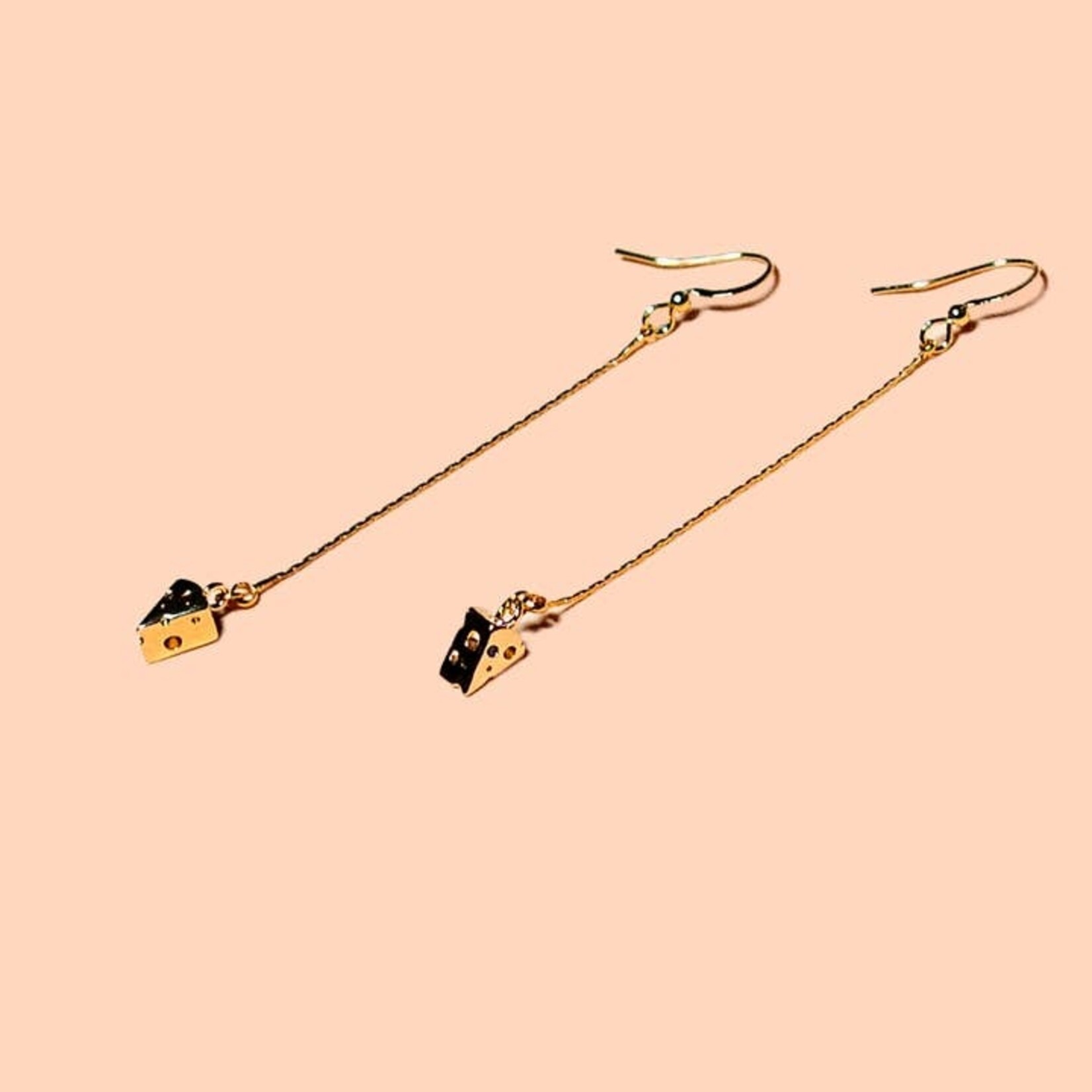 Slice O' Life Earrings in Gold
