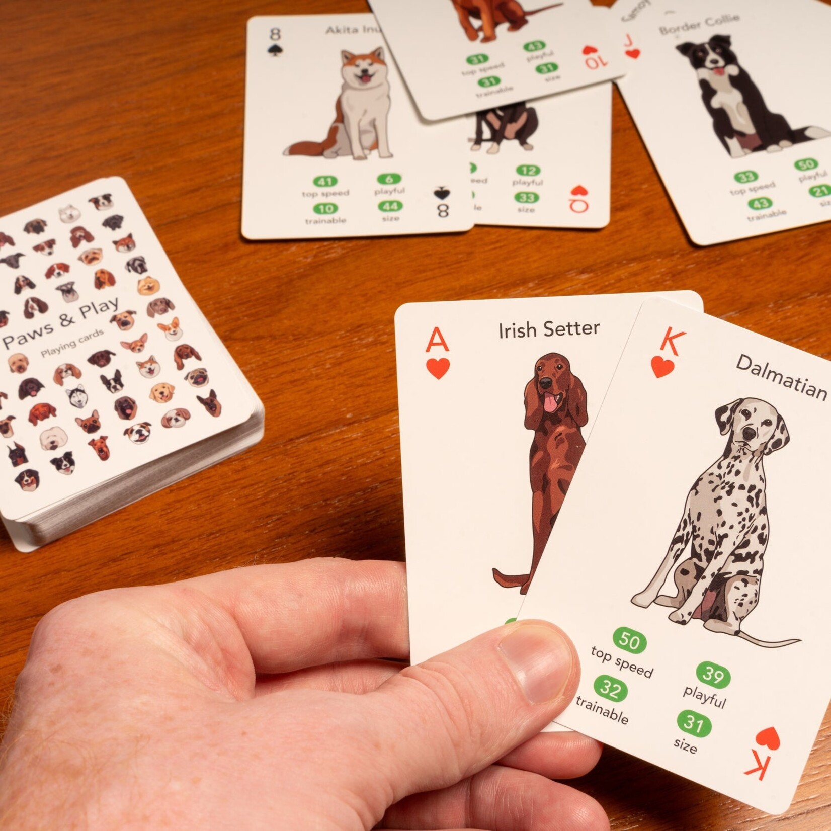 Kikkerland Paws & Play Playing Cards