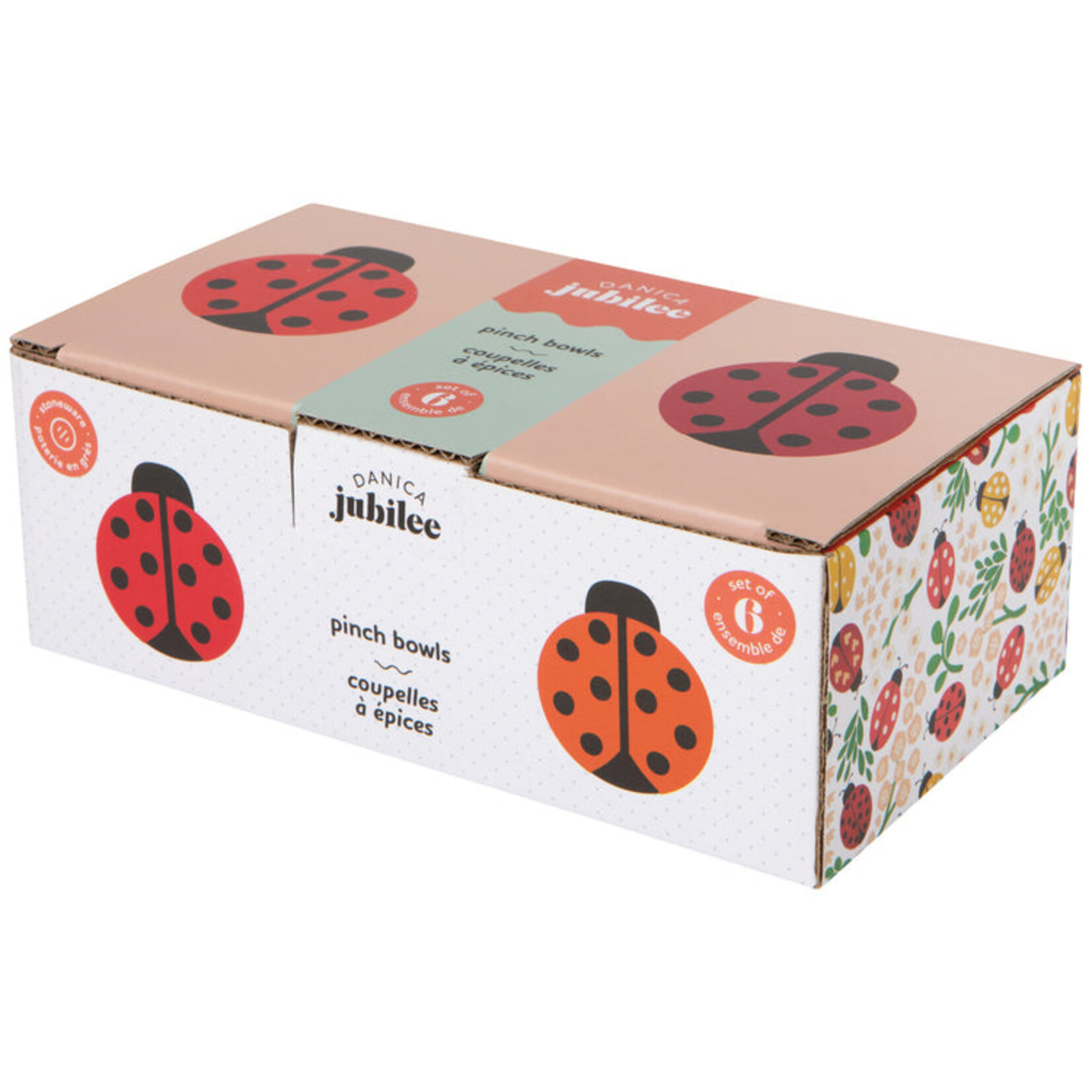 Now Designs Ladybugs Pinch Bowls Set