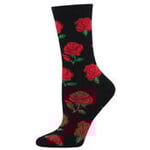 Socksmith Rosy Toes Black Bamboo Ladies' Socks