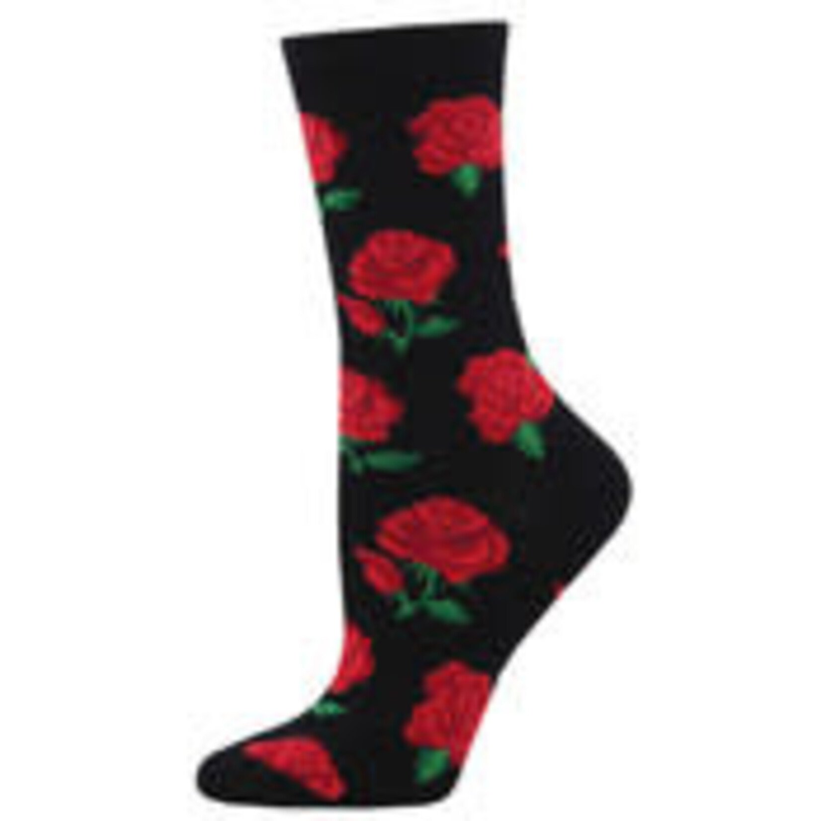 Socksmith Rosy Toes Black Bamboo Ladies' Socks