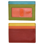 ili Leather CC/ID Holder in Citrus